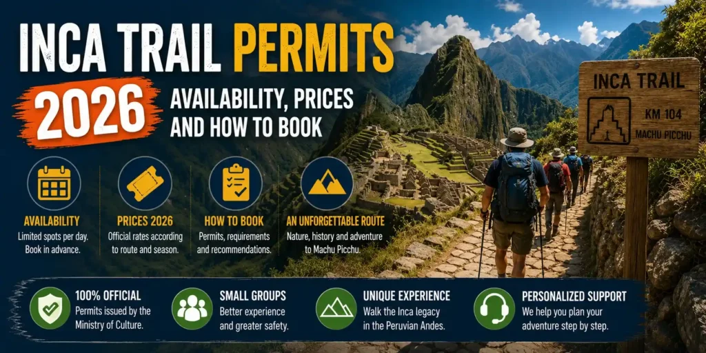 Inca Trail Permits 2026 — Availability, Prices & How to Book Before They Sell Out 2 Inca Trail Permits 2026 — Availability, Prices & How to Book Before They Sell Out